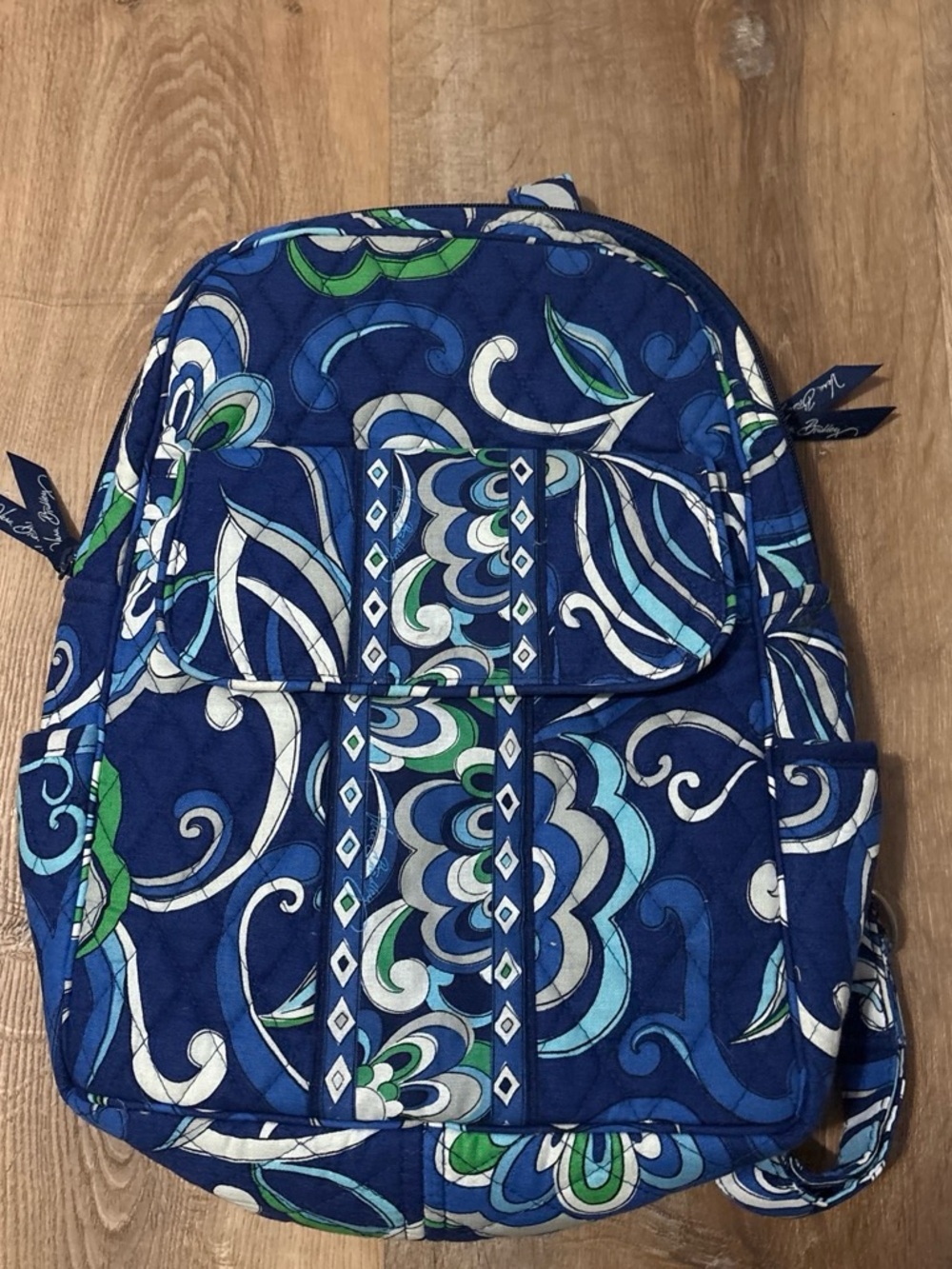 Vera Bradley Mediterranean Blue Backpack